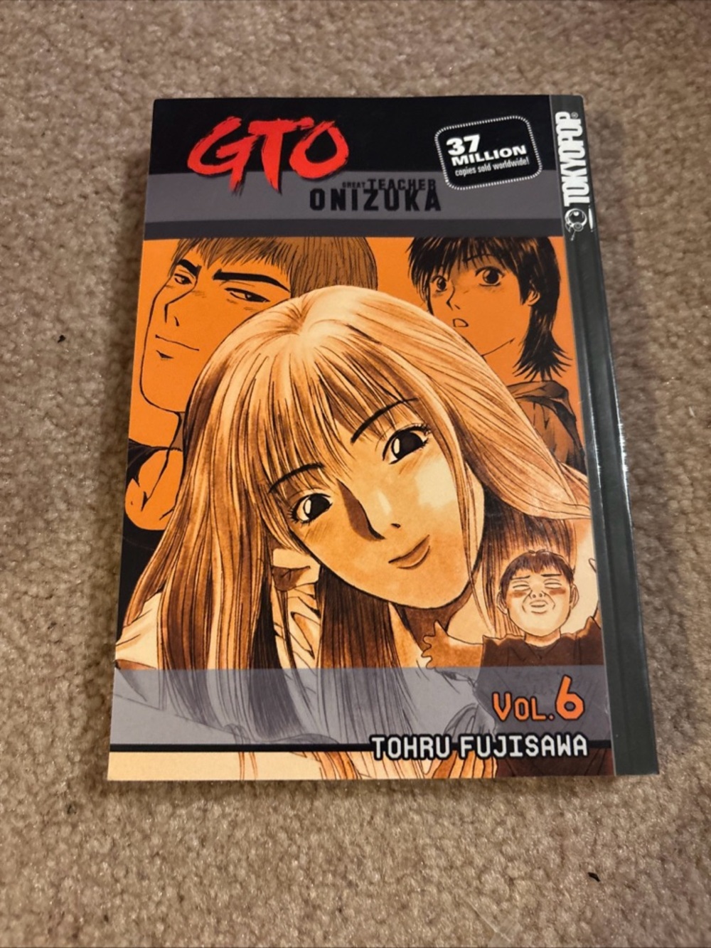 GTO Great Teacher Onizuka Vol. 6 Manga - Orange & Black Cover